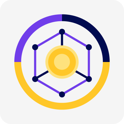 Decentralized Finance portfolio icon